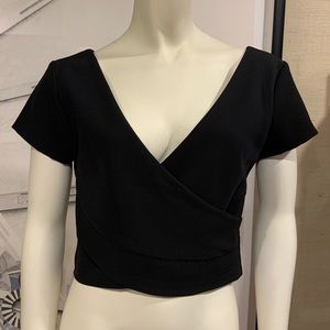 Zara crisscross crop top